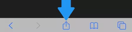 Ios safari share button